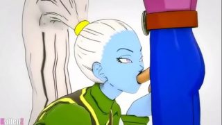 Dragon ball super vados sucking dick