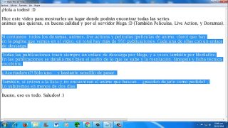 ¡¡Página con más de 1000 animes para descargar por MEGA!!   DESCARGAR ANIM