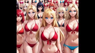 Hundreds of Sexy Anime Girls on Paradise Island!