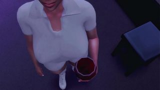 PERVERTED STUDENT GOT A HARD GANG BANG IN THE TOILET OF THE CLUB (SIMS 4   ANIME HENTAI)