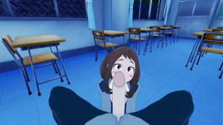 Ohacko Uraraka Intense Sex in the classroom – My hero academia