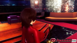 Helen Parr The Incredibles Gets an Orgasm from Breast Play and Cunnilingus – Fingering Her Tight Pussy in 3D Animation