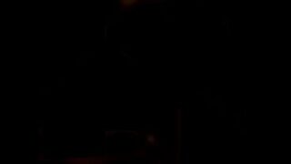 Having her leg exercise in a dark place