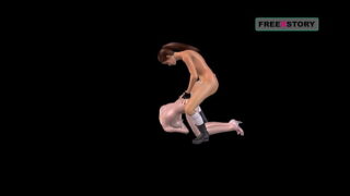 An animated 3D cartoon lesbian porn. Lesbian girls rubbing pussy and fucking another girl from behind.